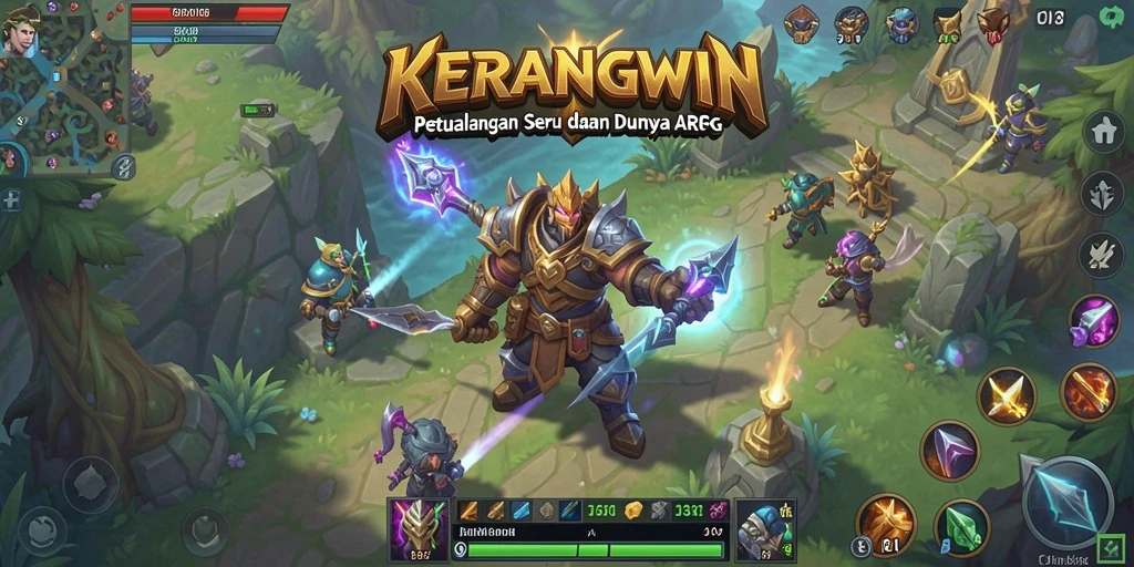 Gameplay KERANGWIN yang memukau dan penuh aksi dalam dunia ARPG.