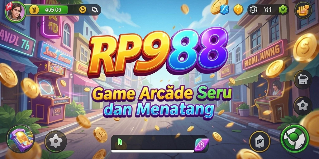 Screenshot gameplay RP888 menampilkan aksi seru dalam permainan Arcade.